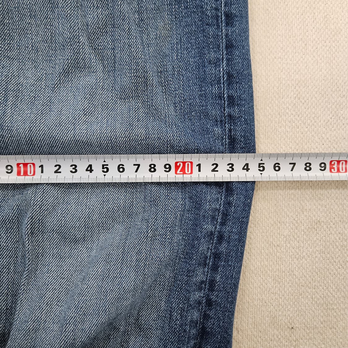 [W32L32] 타미힐피거 일자핏 워싱 데님 팬츠 0115YH1 상품이미지8