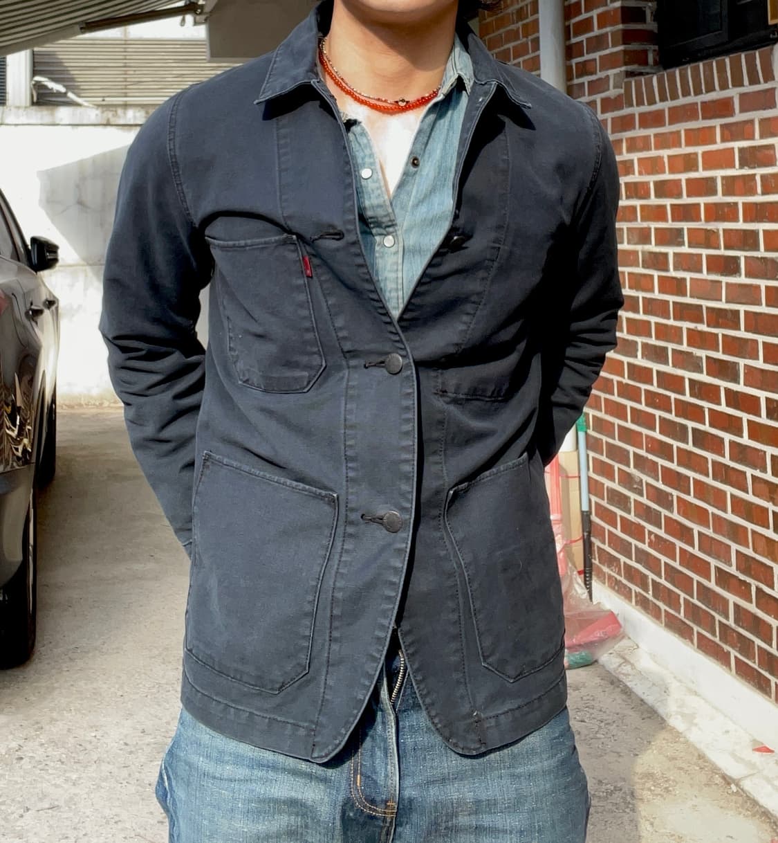 리바이스 블랙 워크 초어자켓 상품이미지2