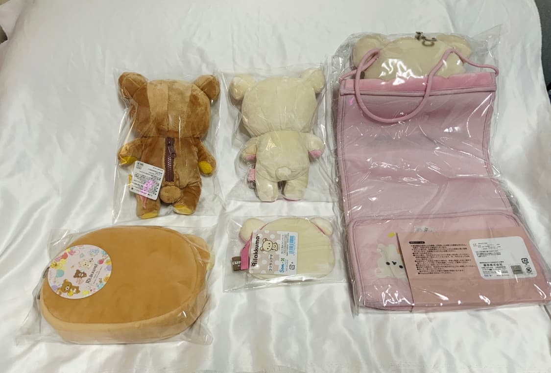 미개봉)리락쿠마 인형2종,파우치 1 상품이미지2