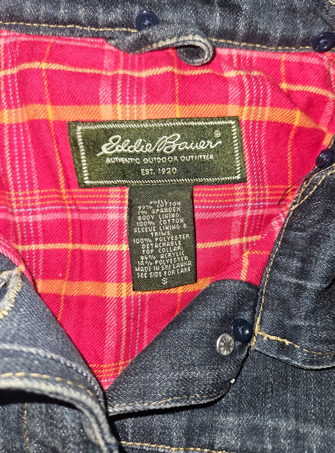 eddie bauer 긱시크 y2k 2000s 빈티지 데님 자켓 상품이미지4