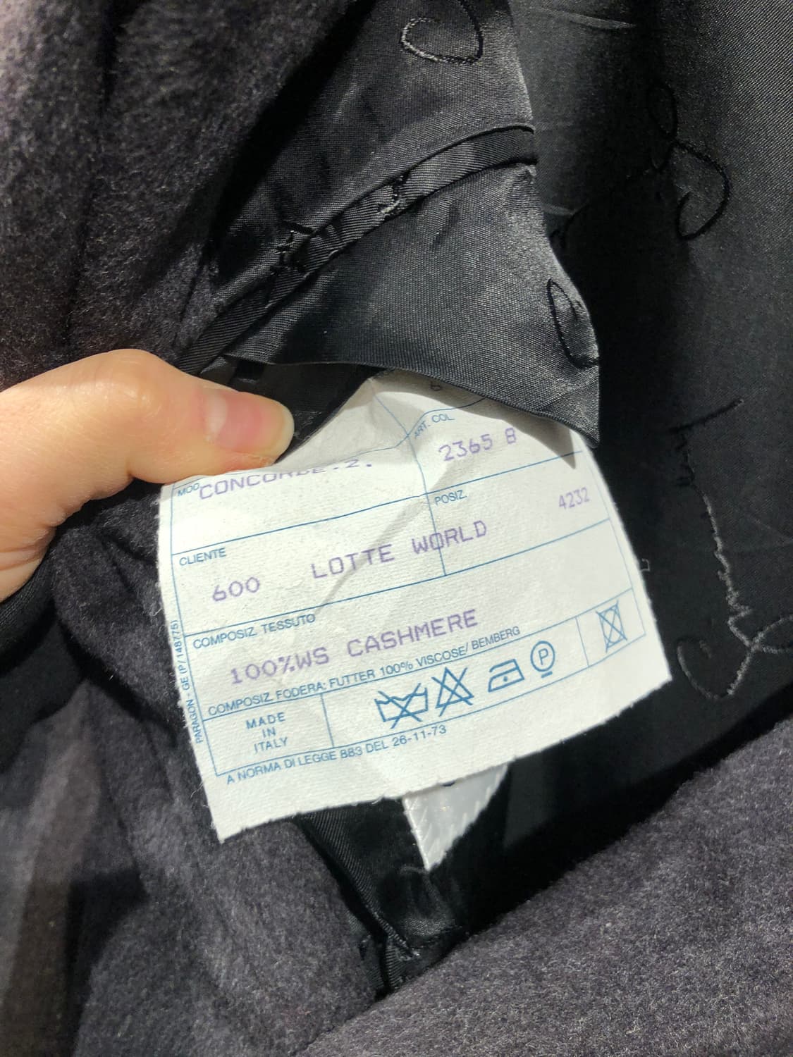 [9455]Givenchy dark gray cashmere blazer 상품이미지3