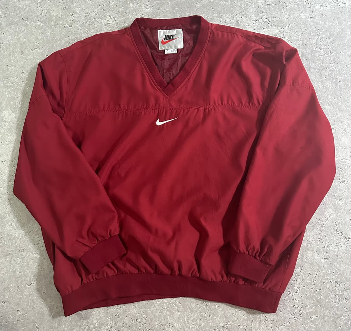 90s NIKE USA 센터 스우시 브이넥 풀오버 016 상품이미지2