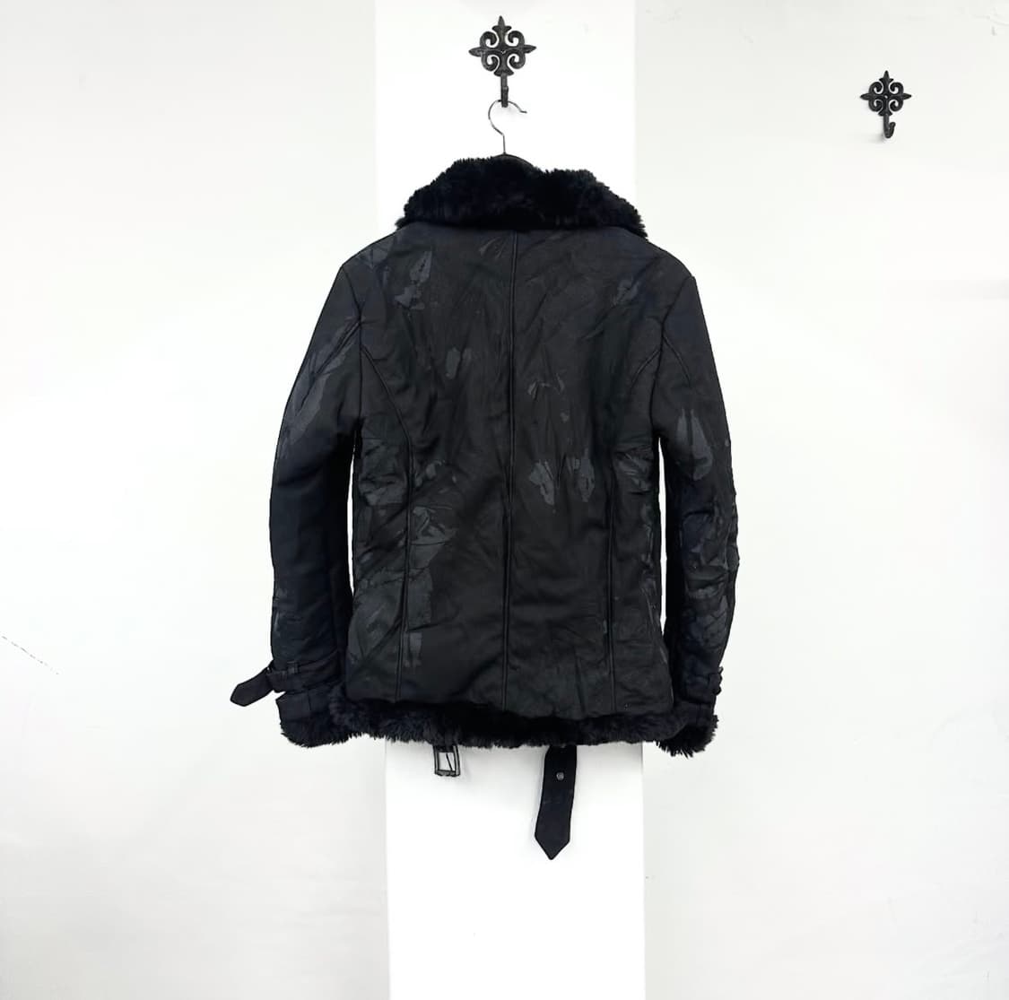 Shellac × Semantic design mouton jacket 상품이미지4