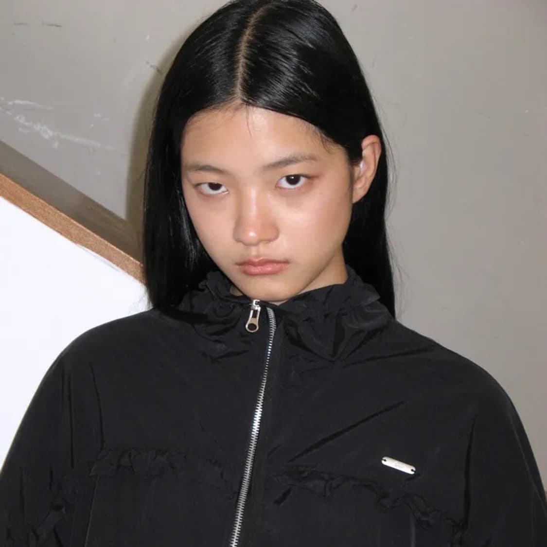 시눈 서클 윈드브레이커 - 블랙 상품이미지5