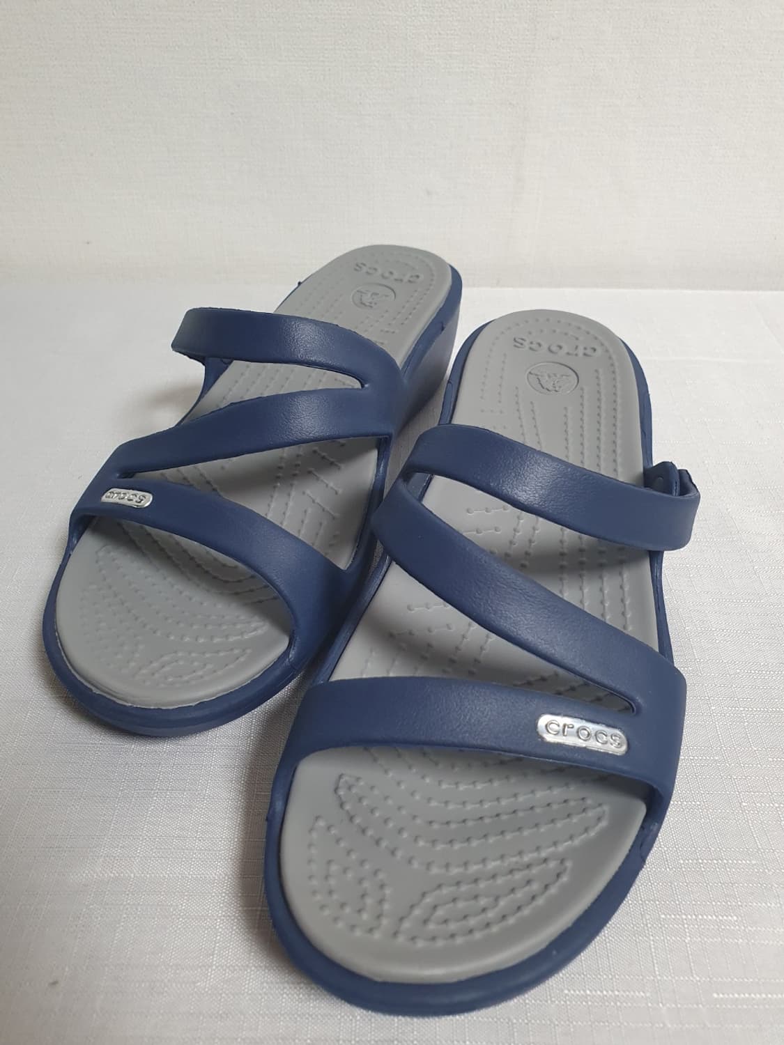 크록스 파트리시아 웨지 샌들 네이비 W8 250mm 상품이미지8