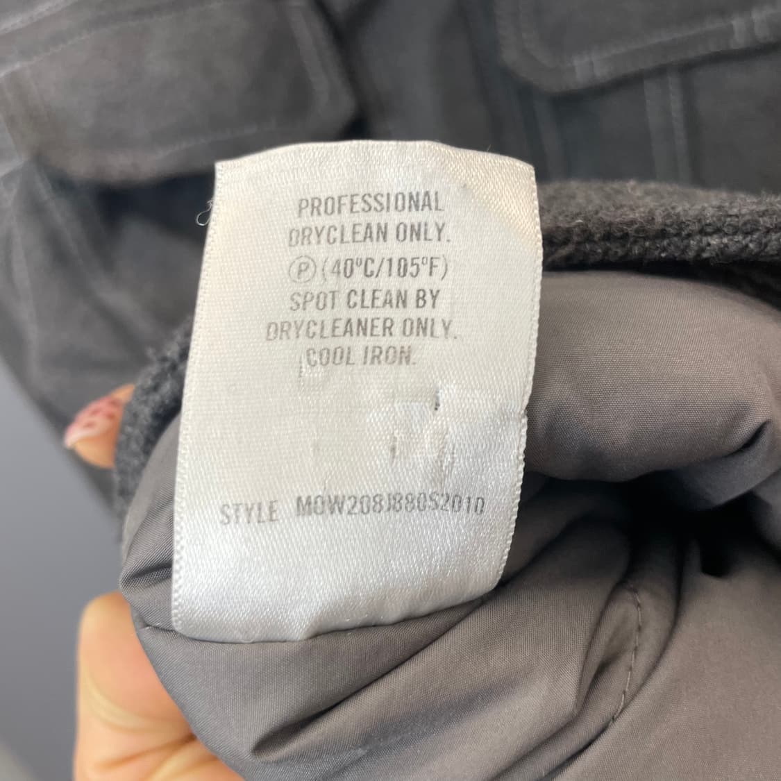 빈티지 그레이 헤비 울 자켓 S 상품이미지7