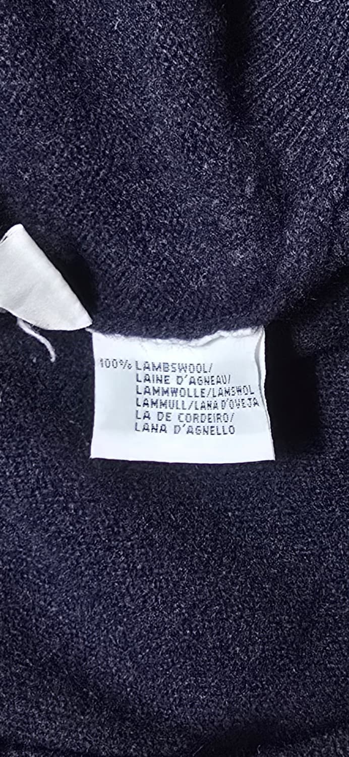 폴로 랄프로렌 램스울 V넥 니트 네이비 L 상품이미지4
