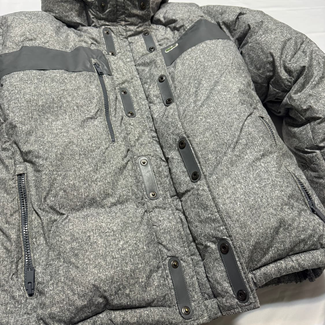 [100] 라코스테 덕다운 패딩 그레이 상품이미지5