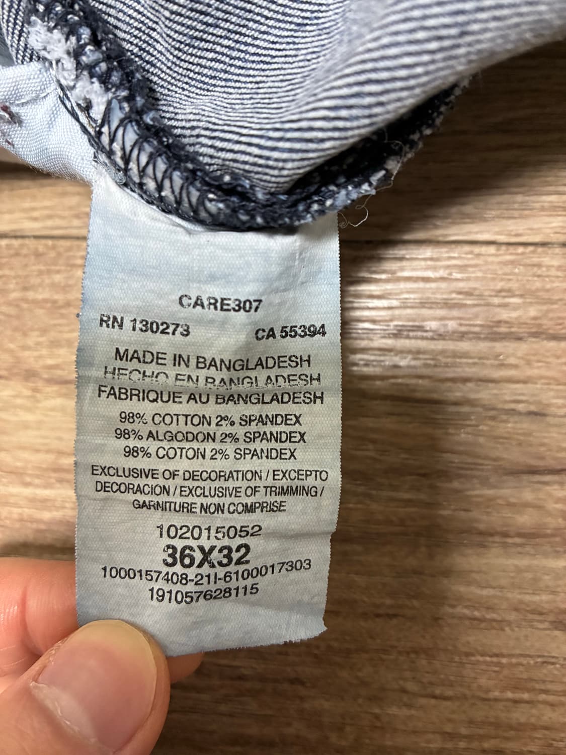 Lee 청바지 진청 36x32 상품이미지3