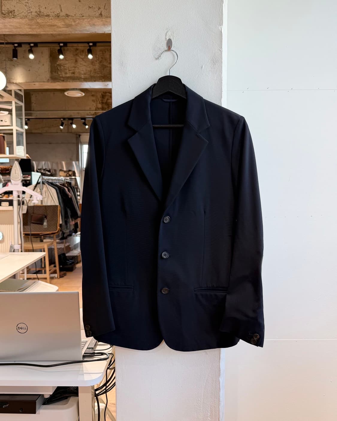 프라다 딥네이비 암패치 3b 블레이저 자켓  상품이미지2