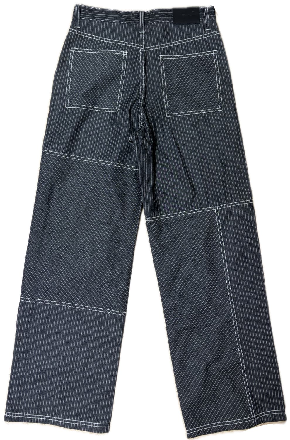 VARY COURSE STRIPE WIDE PANTS BLACK 상품이미지2