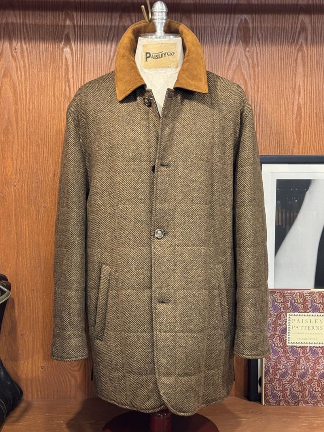 에디모네띠 헤링본 코트 상품이미지5