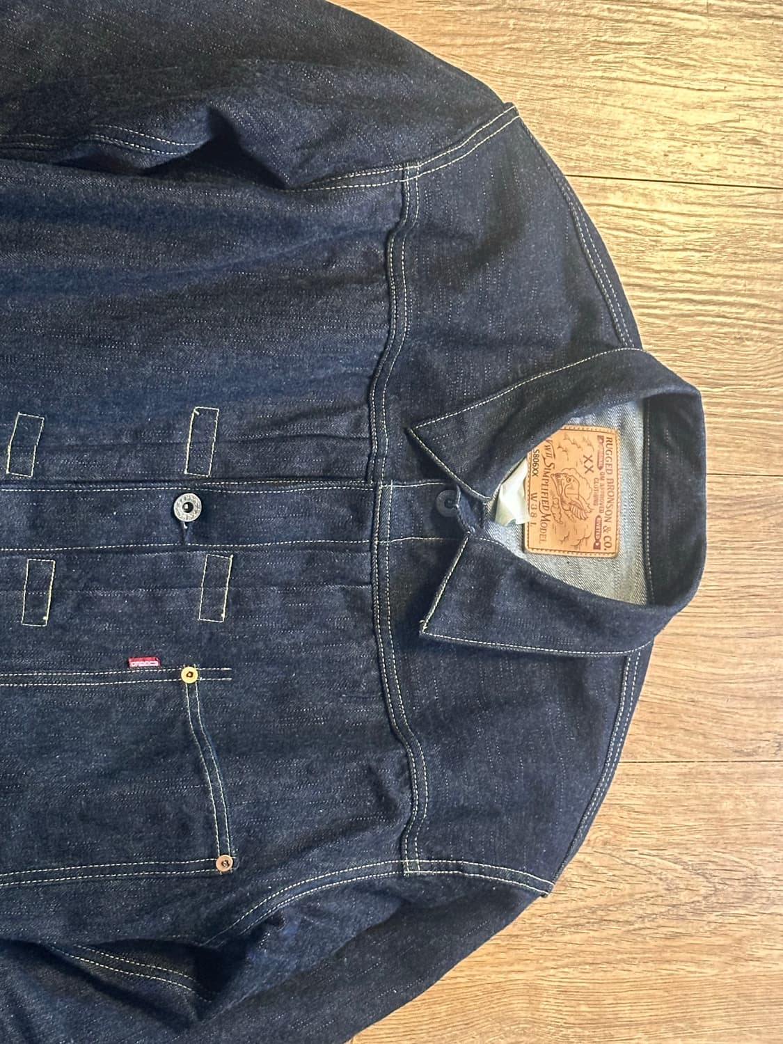 브론슨 데님 자켓 38사이즈  상품이미지2