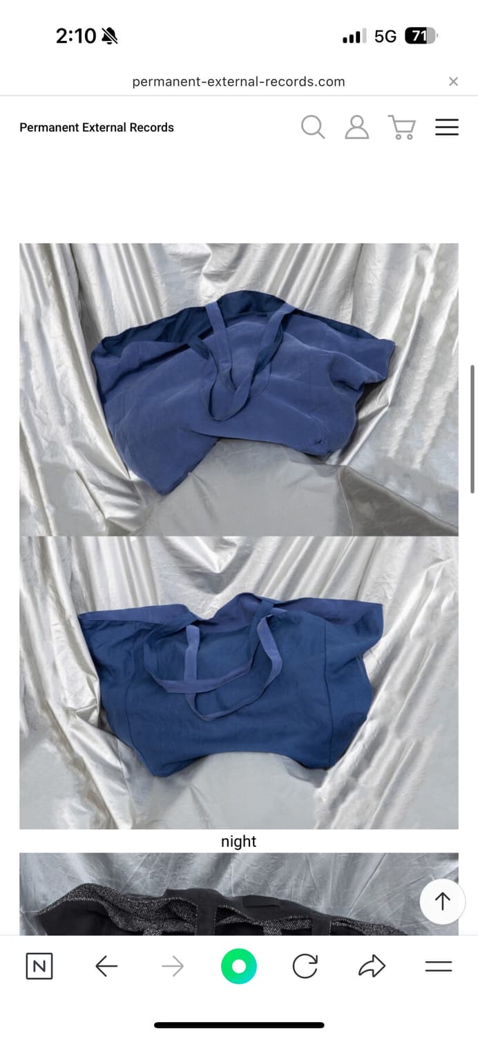 머듈 라운지백 블루 상품이미지1