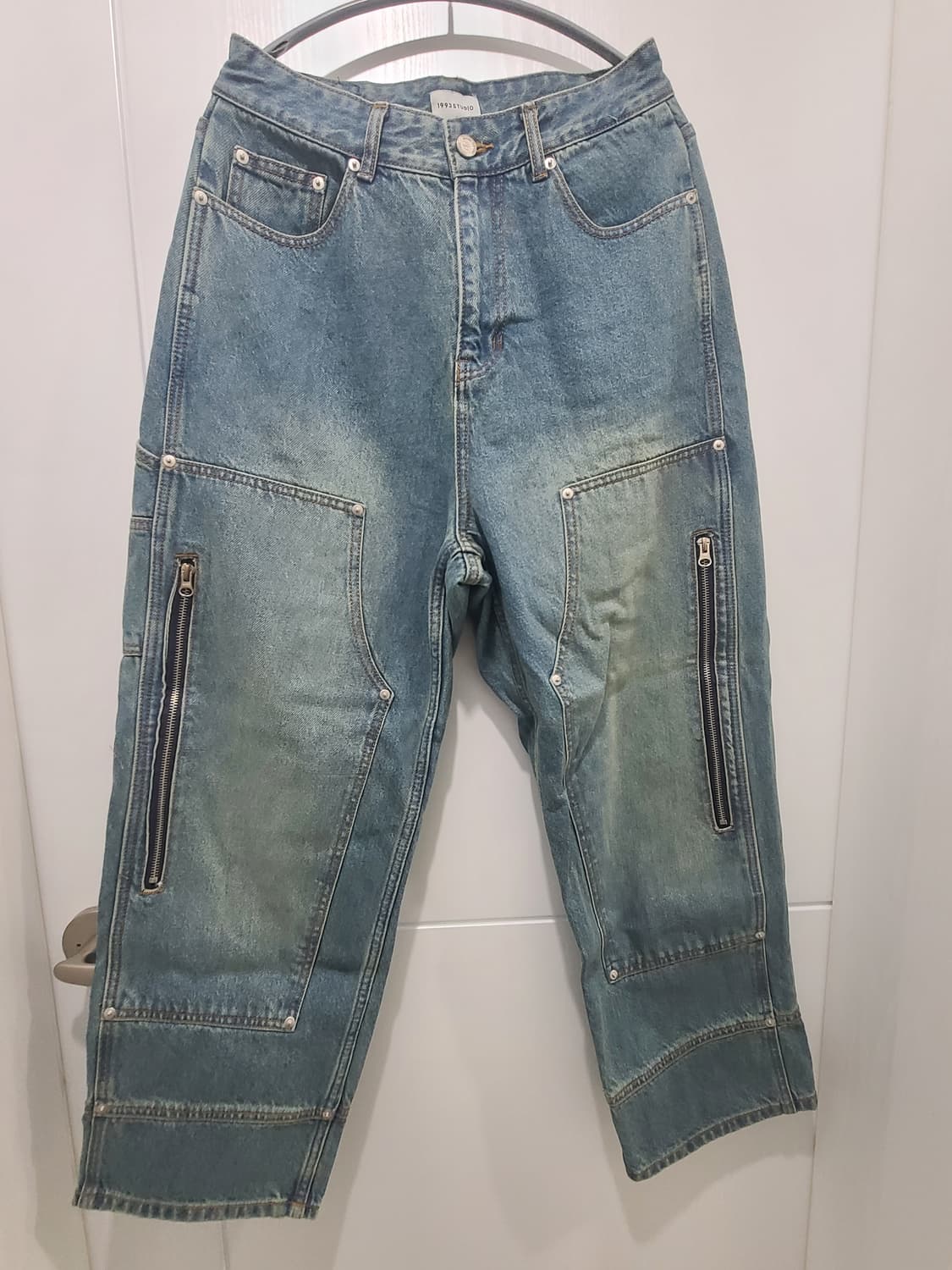 1993스튜디오 빈티지 워싱 데님자켓 팬츠 세업 상품이미지2