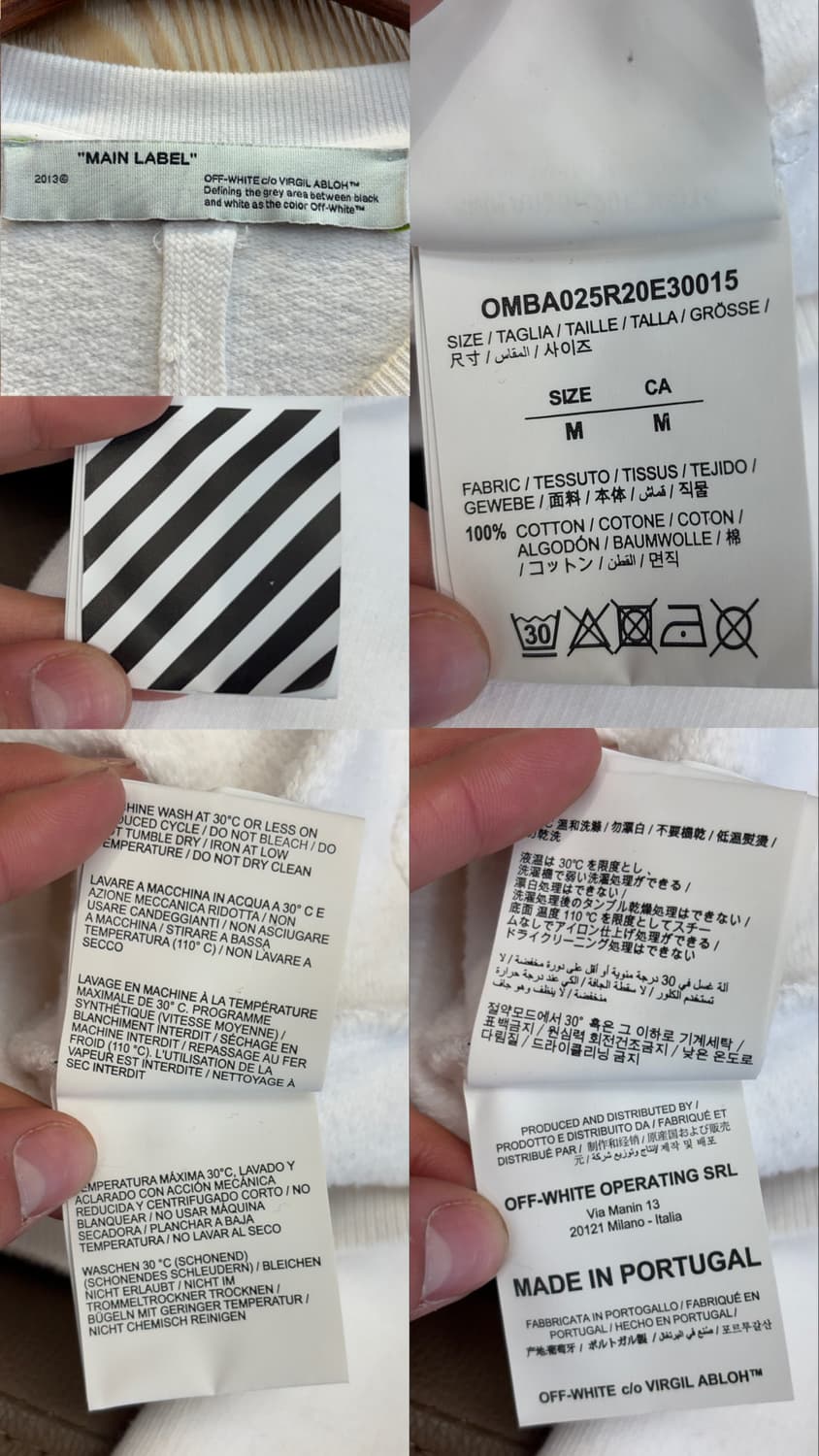 오프화이트 스프레이 페인팅 맨투맨 상품이미지10