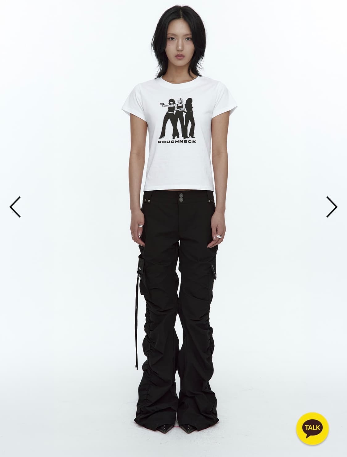  Shirring Cargo Pants Black 상품이미지1