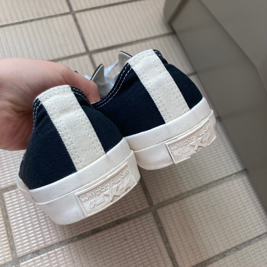 거의새것) 정품 꼼데가르송 컨버스 블랙 로우 270, 275 상품이미지4