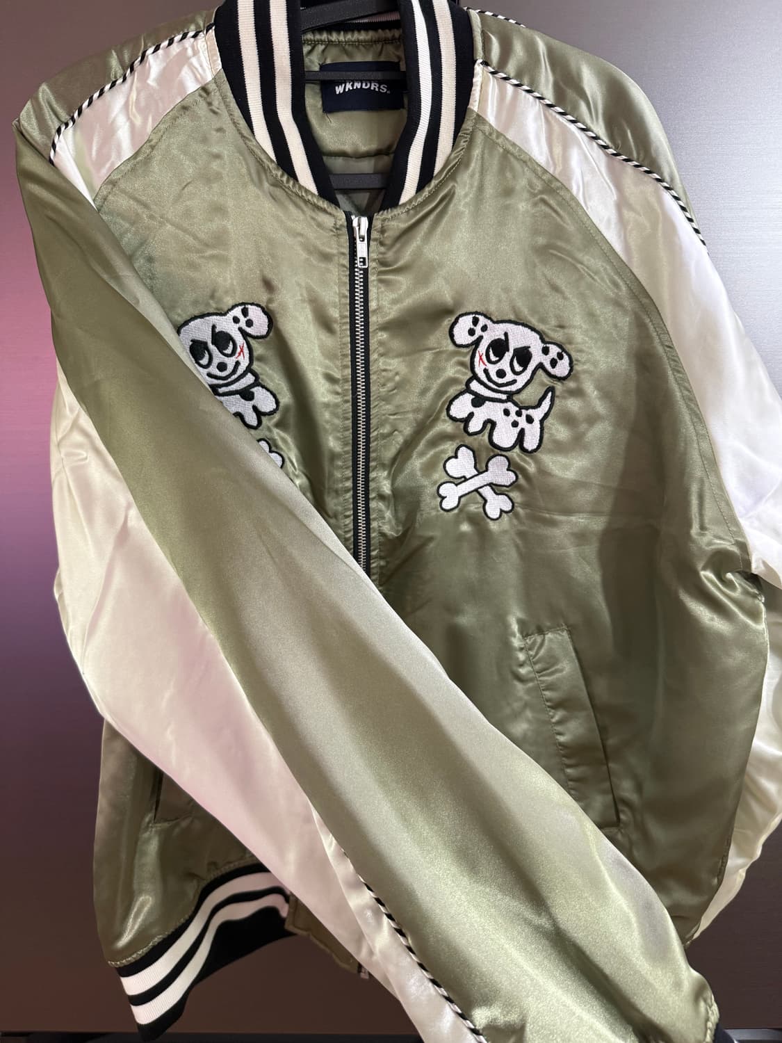 위캔더스 SOUVENIR JACKET 그린 L 상품이미지6
