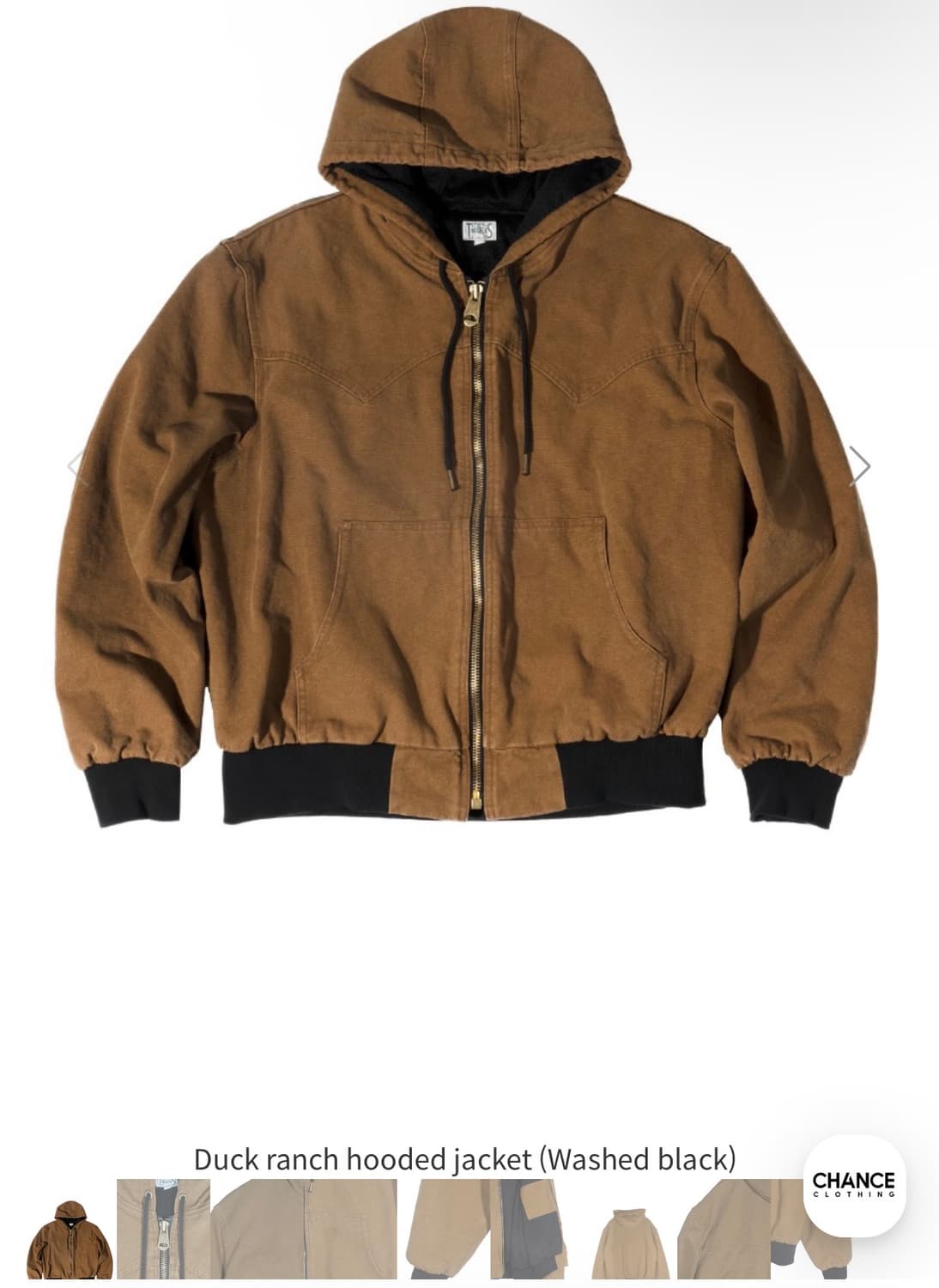 The geeks duck ranch hooded jacket L 상품이미지1