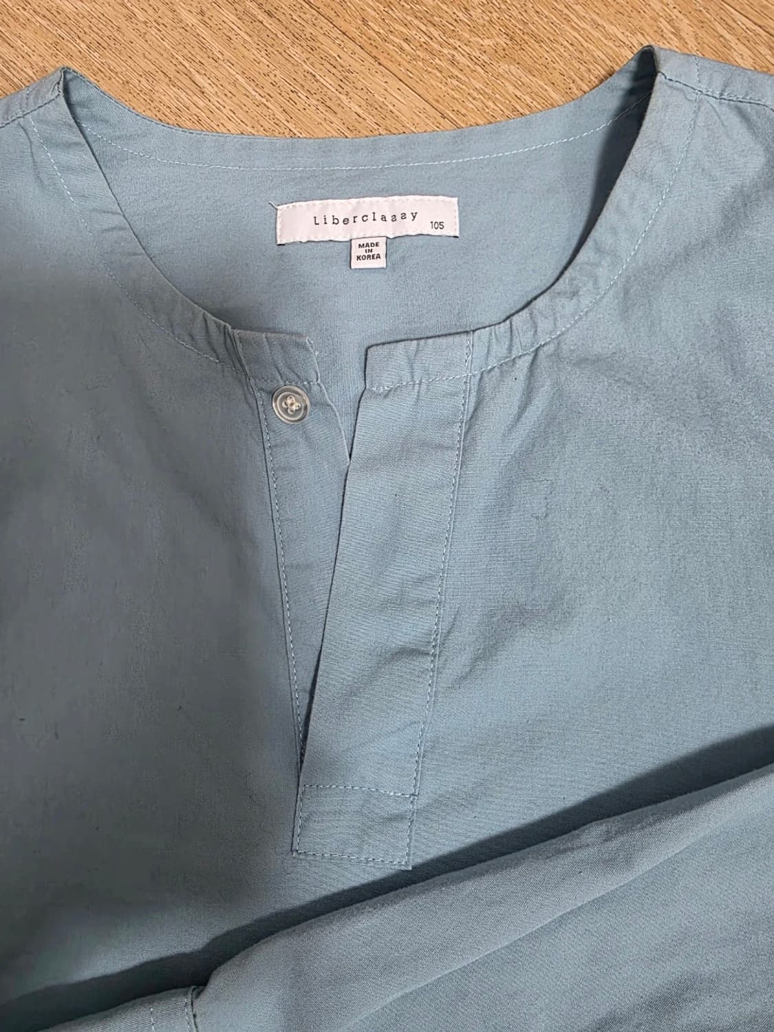 리버클래시 x 레오 게오르기예프 헨리넥 셔츠 105 상품이미지5