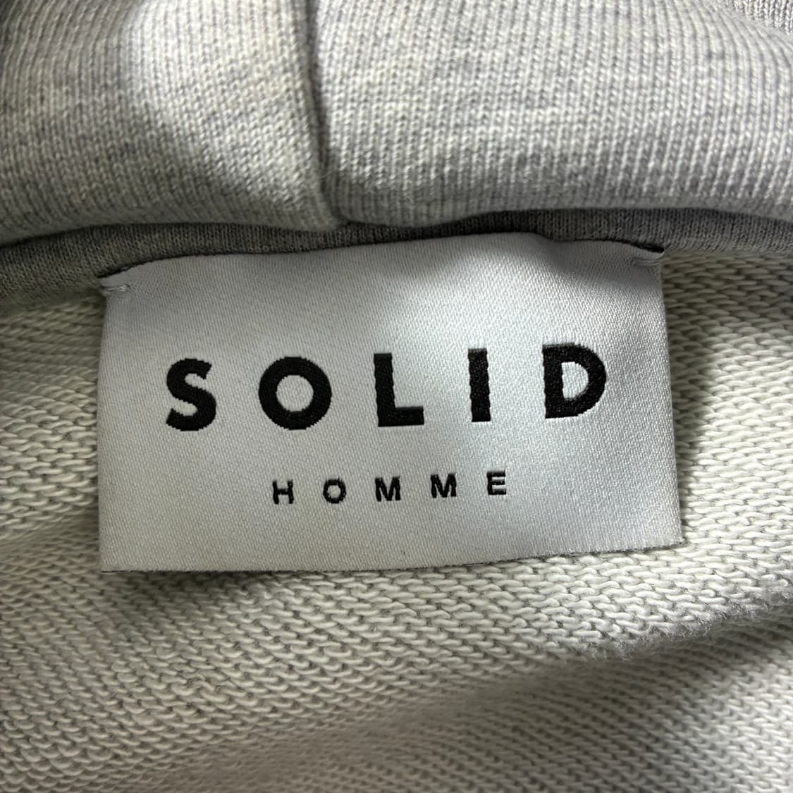 Solid Homme 솔리드 옴므22F/W 그라데이션 백로고 후드티 상품이미지6