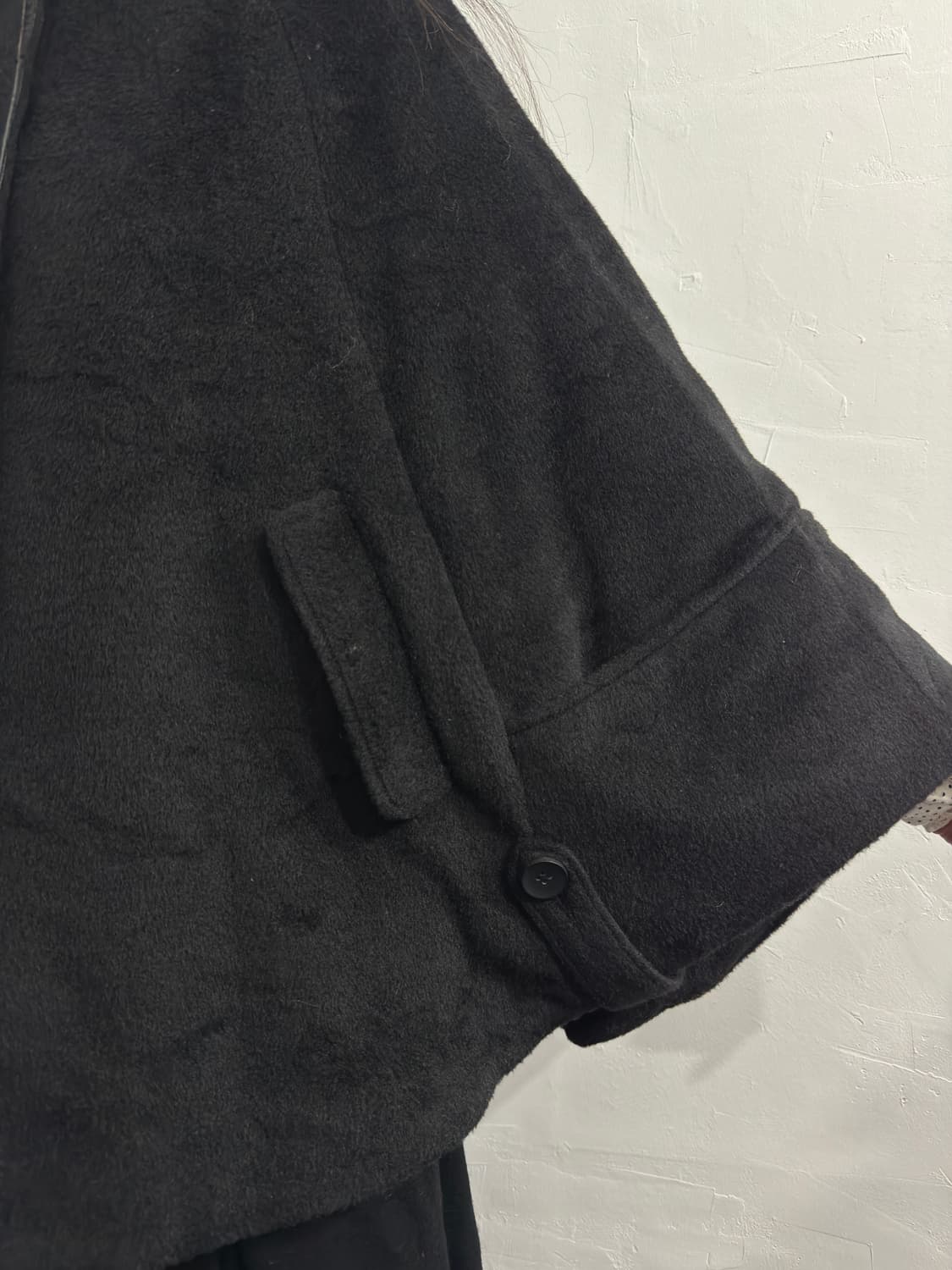 ribbon detail cape coat 상품이미지6