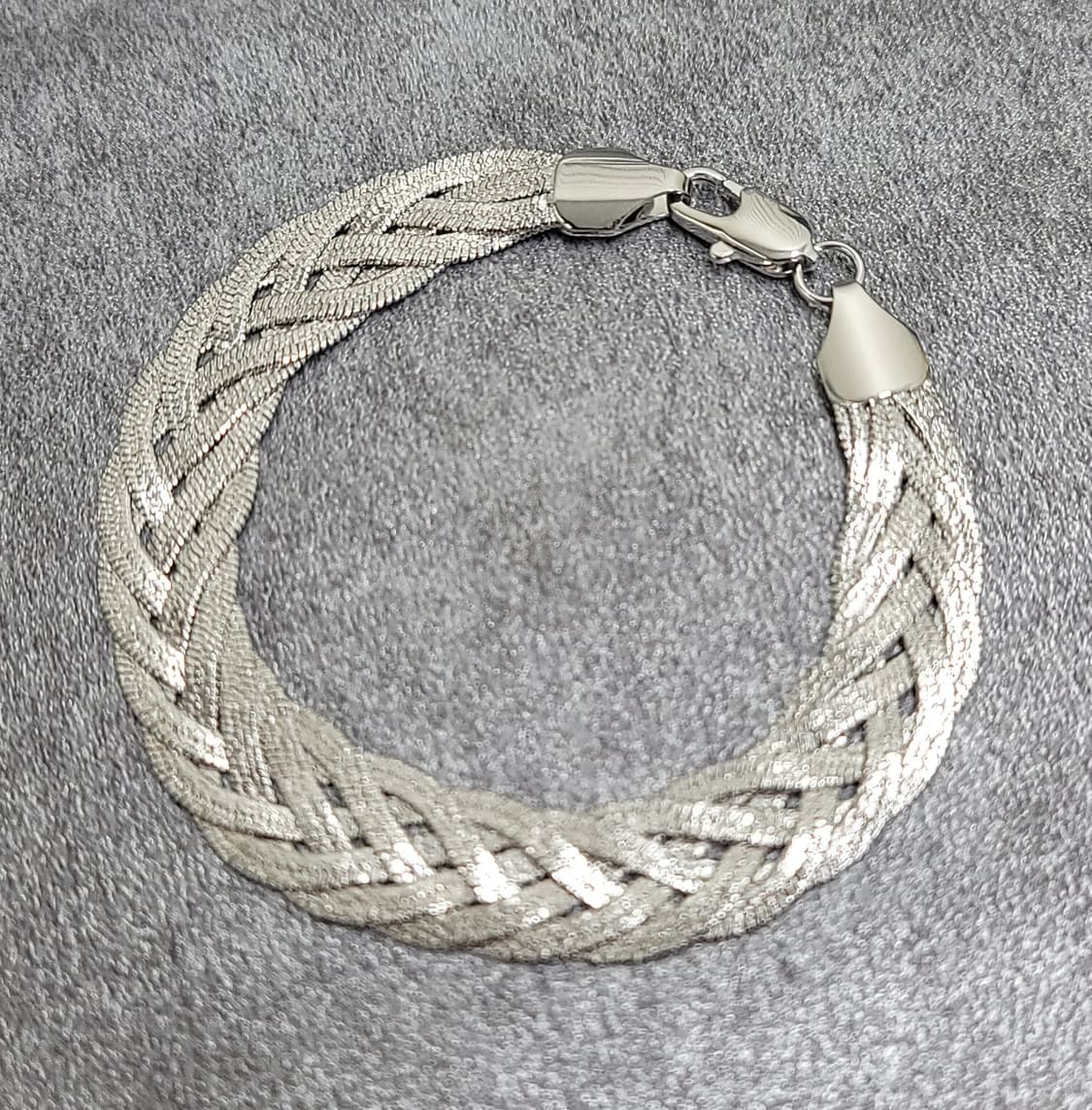 18KGP flat chain bracelet 상품이미지2
