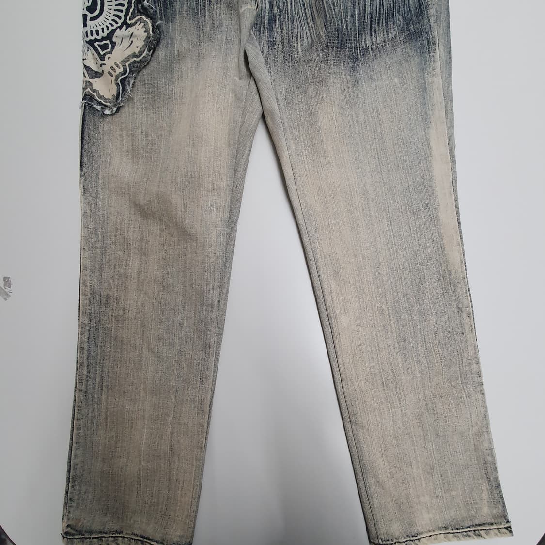 아카데믹스 워싱 자수 데님 팬츠 상품이미지3