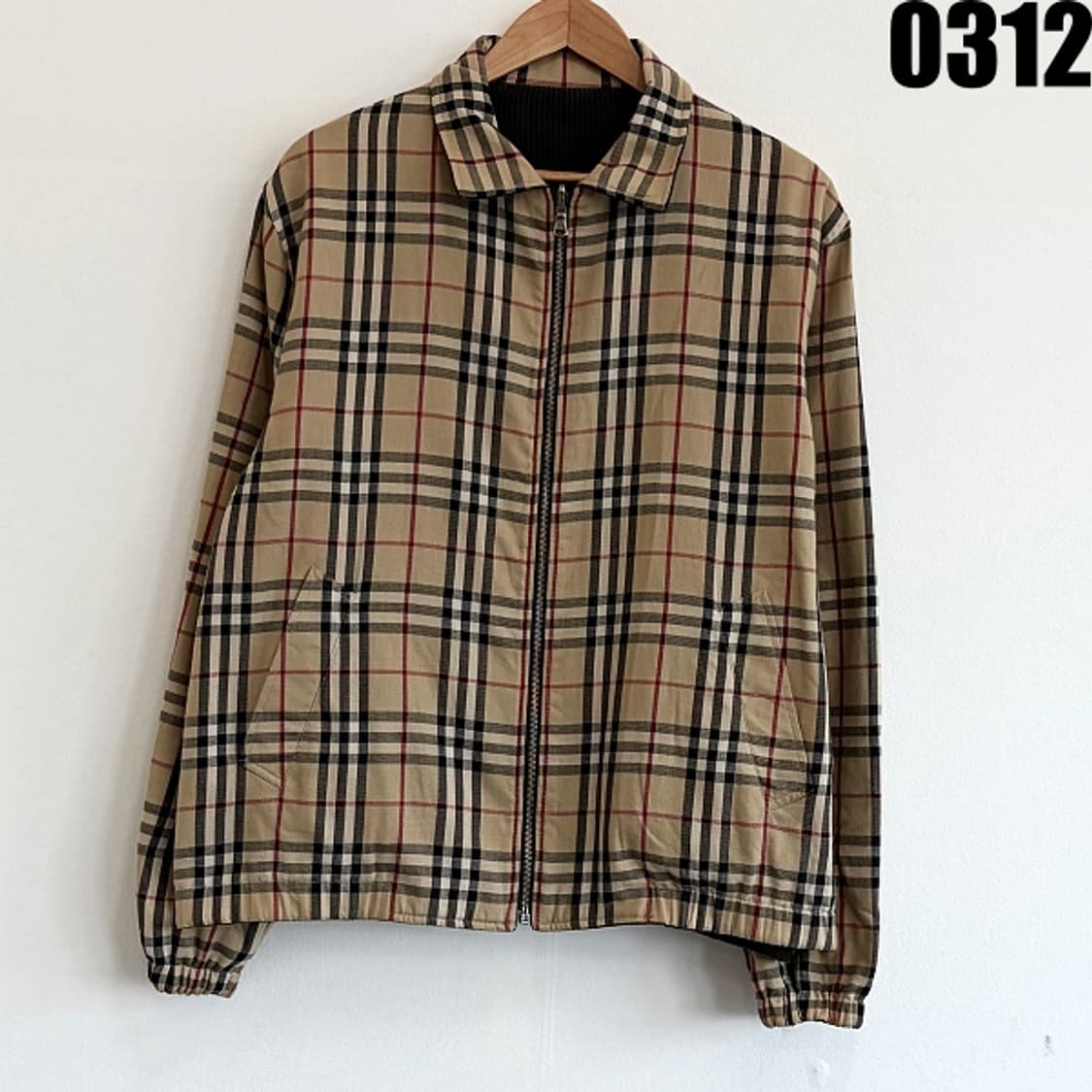 버버리 리버시블 집업 자켓 XL 0312 상품이미지1