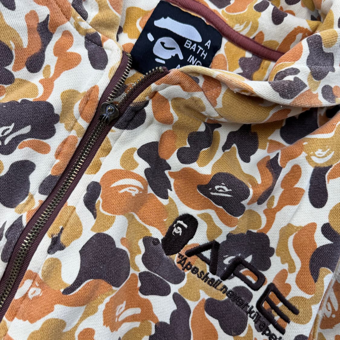 OG 베이프 사루카모 후드 집업 상품이미지9