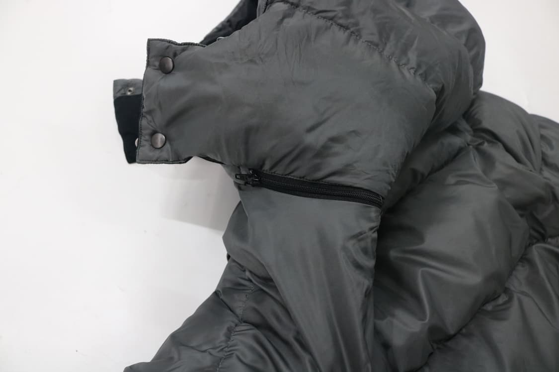 Gainer 게이너 빈티지 차콜 그레이 후드 다운 패딩 점퍼 상품이미지8