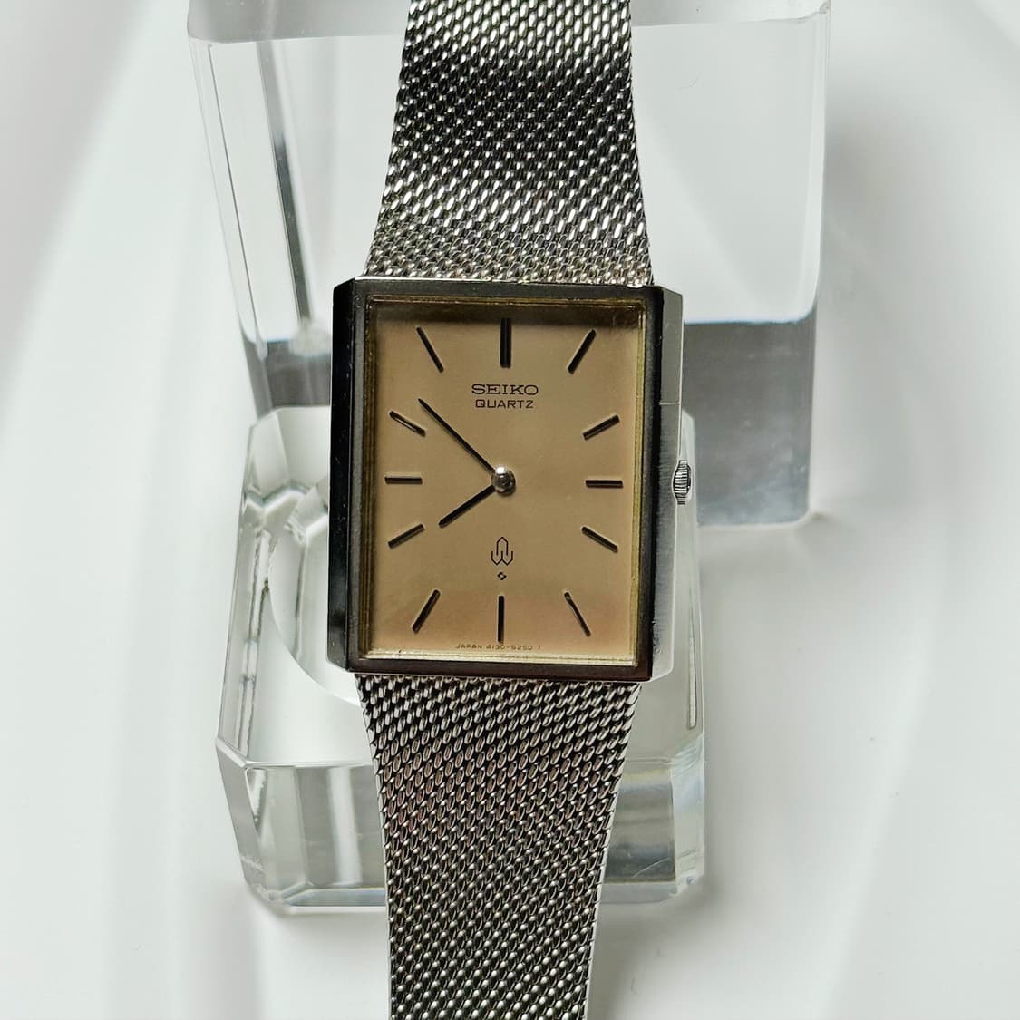 70s80s 빈티지 세이코 샤리오 쿼츠 메쉬 워치 상품이미지3