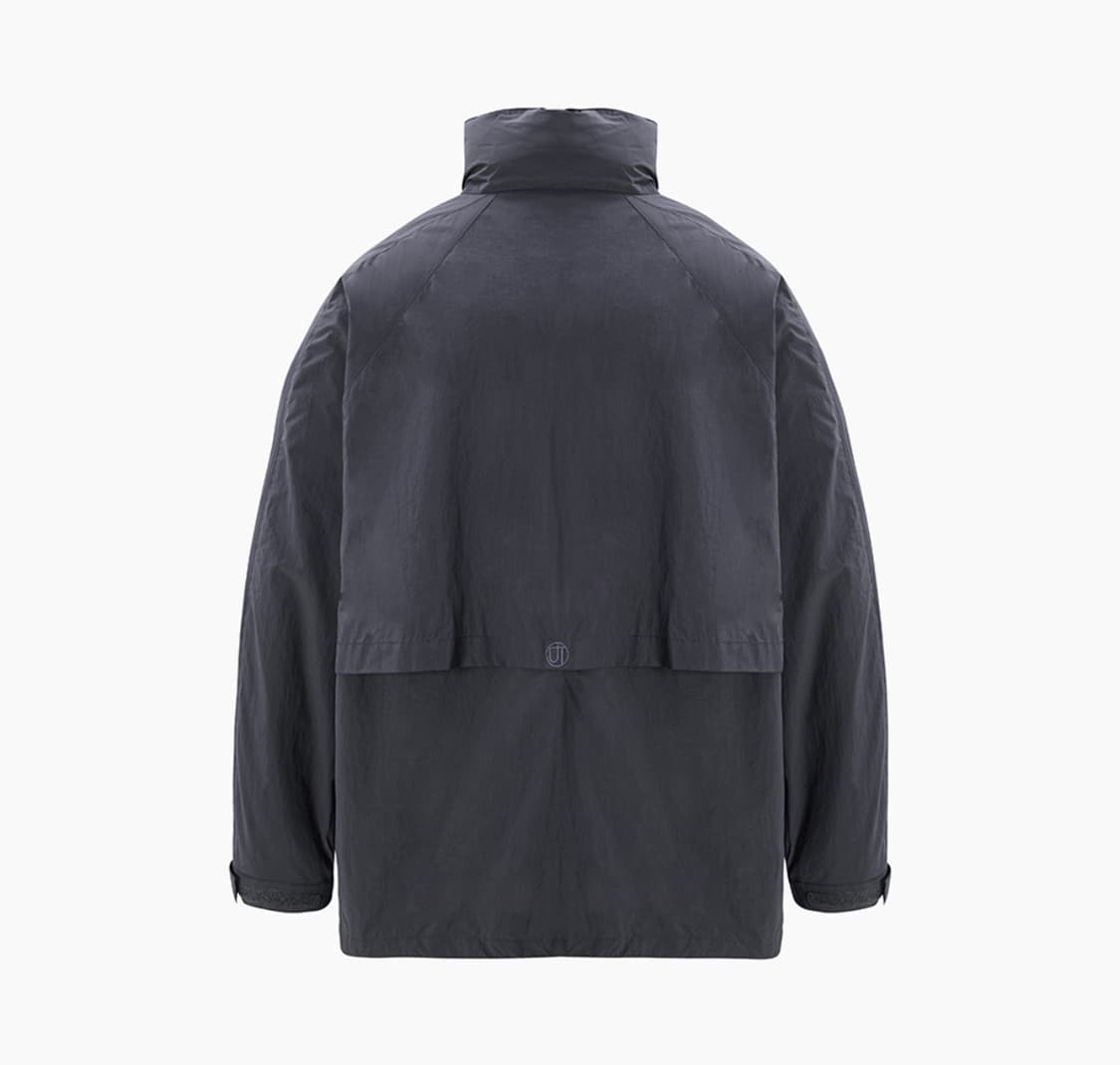 아웃스탠딩 쉘 후드 바람막이 자켓 차콜 상품이미지4