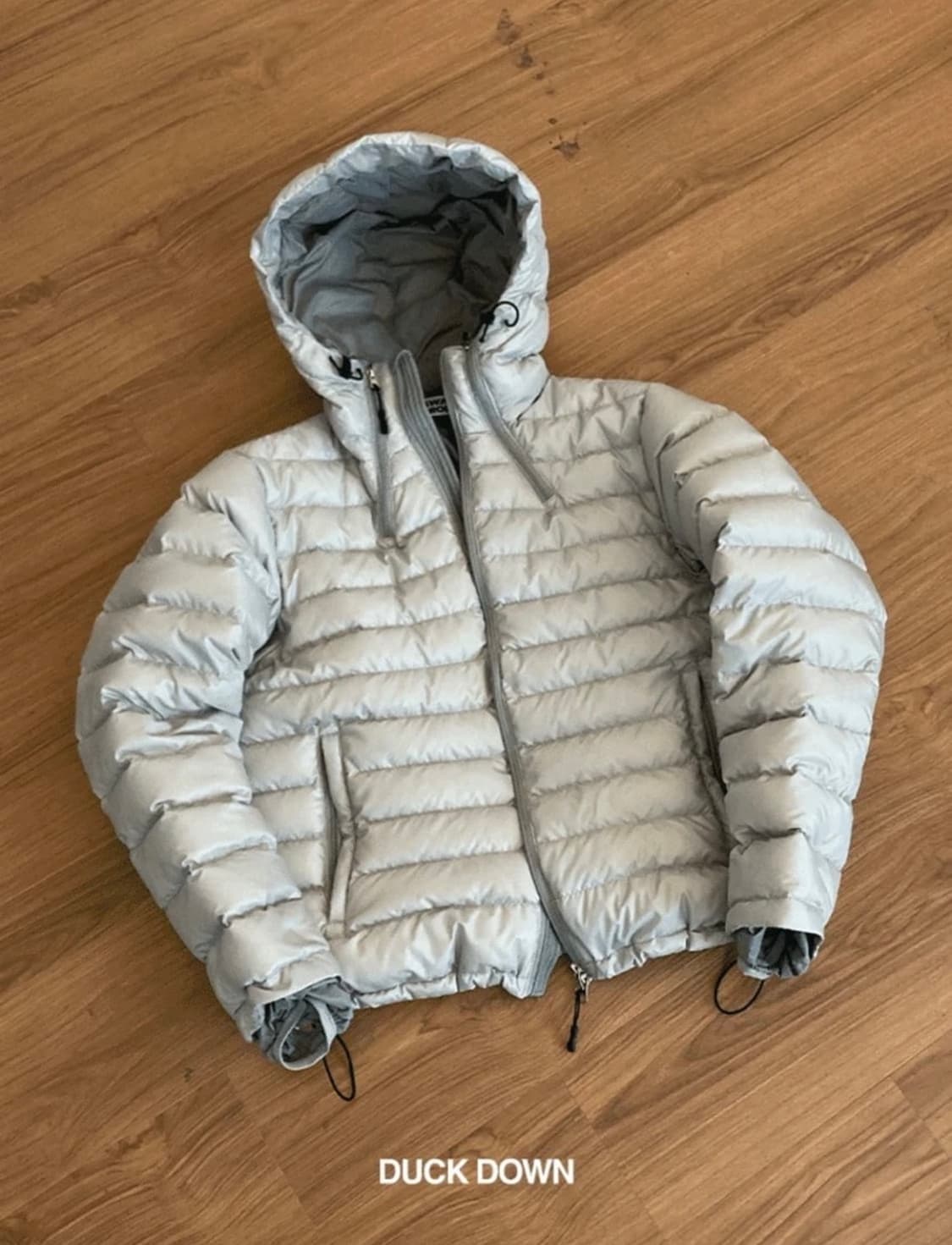 라이트 그레이 경량패딩(유튜버 이자반 착용) 상품이미지1