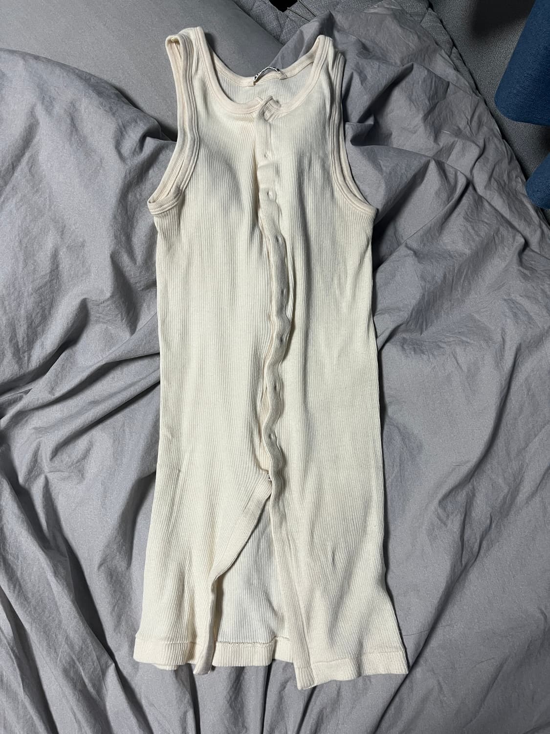 AURALEE Ivory Organic Soft Rib Tank Top1 상품이미지5