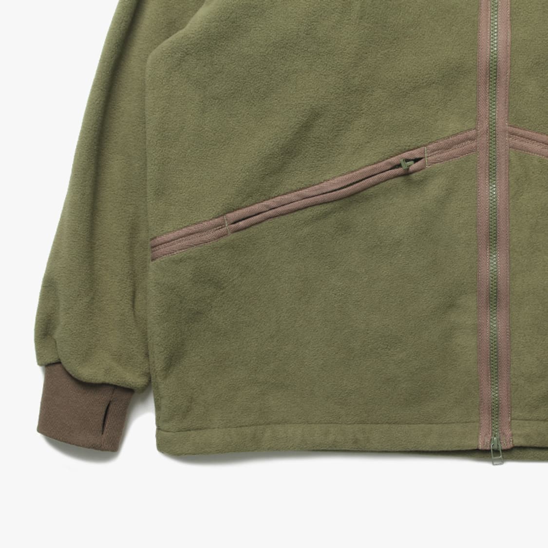  ARMY TWILL "Khaki Fleece Jacket" 상품이미지3
