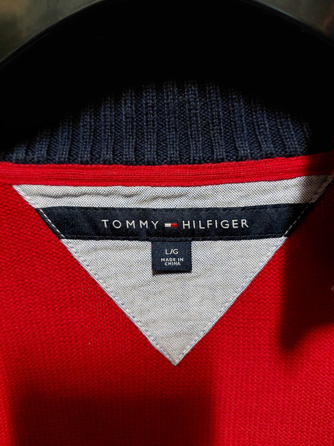 [타미힐피거]코튼 풀집업 가디건 L(105)사이즈 상품이미지5