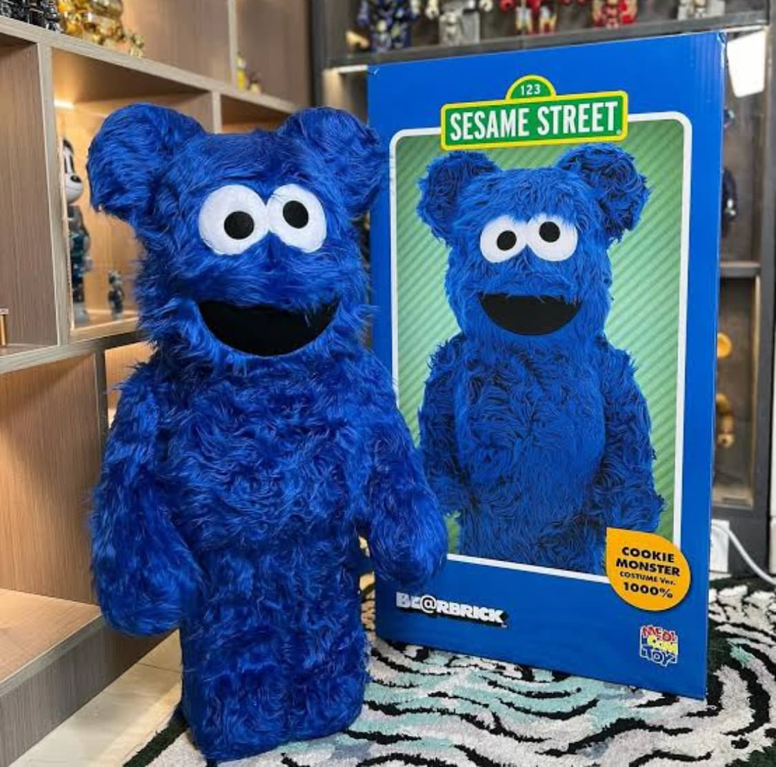 1000% 쿠키몬스터 코스튬 버전 1탄 베어브릭 판매 세서미 상품이미지2