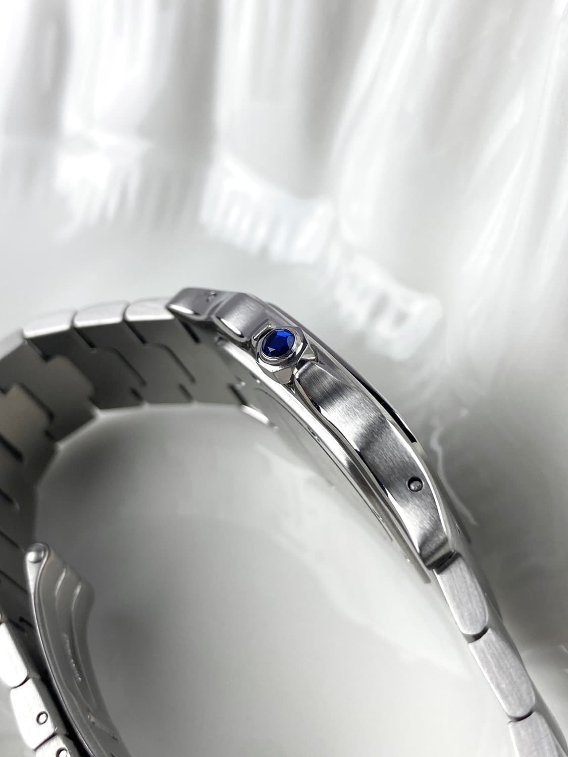 CARTIER Santos Galbee steel watch unisex 상품이미지6
