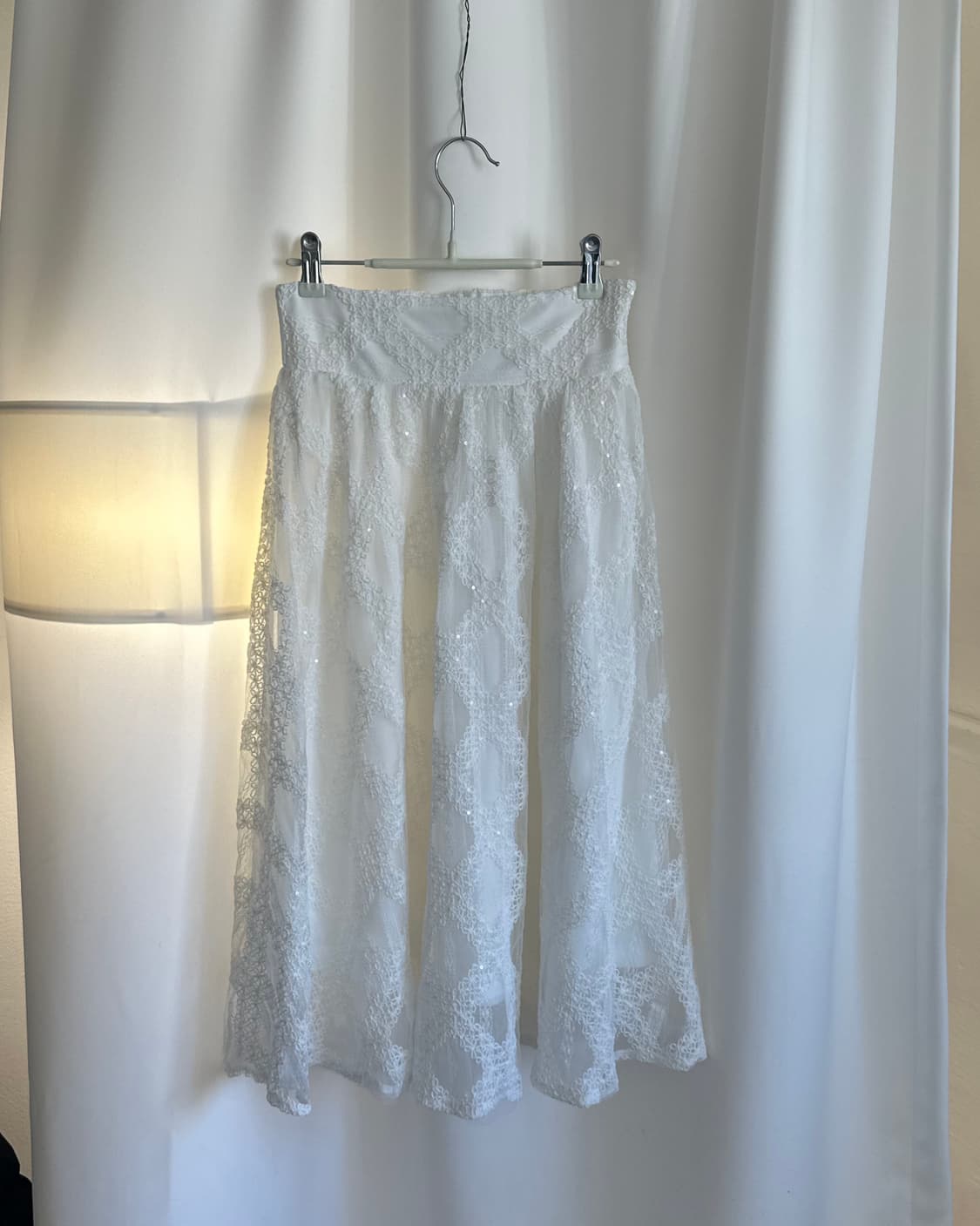 [TOCCO] white lace up skirt 상품이미지1