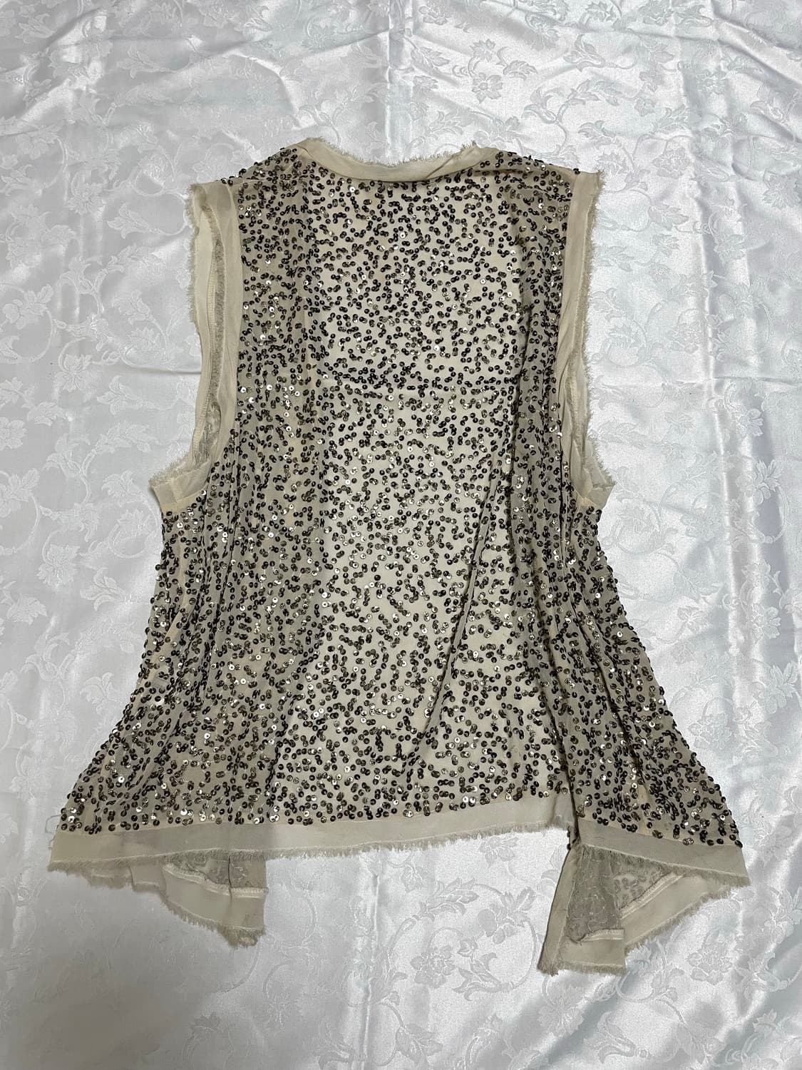 SS10 RUNWAY ANN DEMEULEMEESTER SILK VEST 상품이미지4