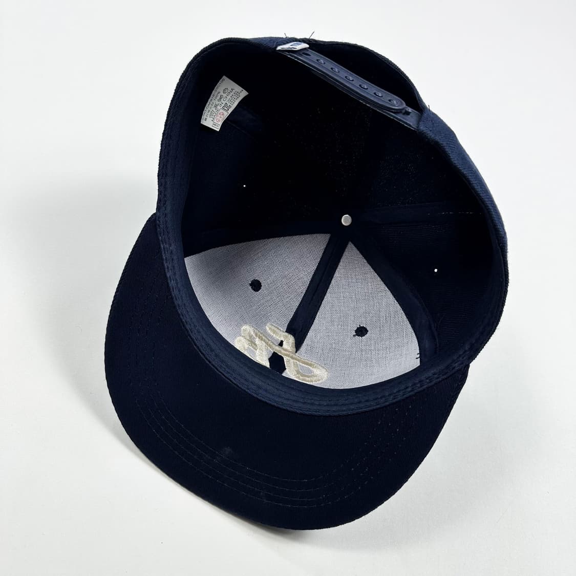 후부 올드스쿨 y2k 네이비 스냅백 모자 상품이미지4