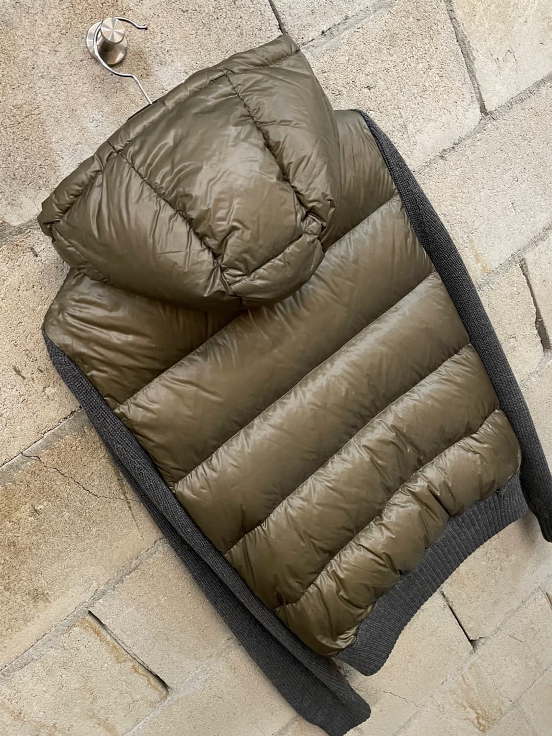 몽클레어 후드 니트 패딩 상품이미지6