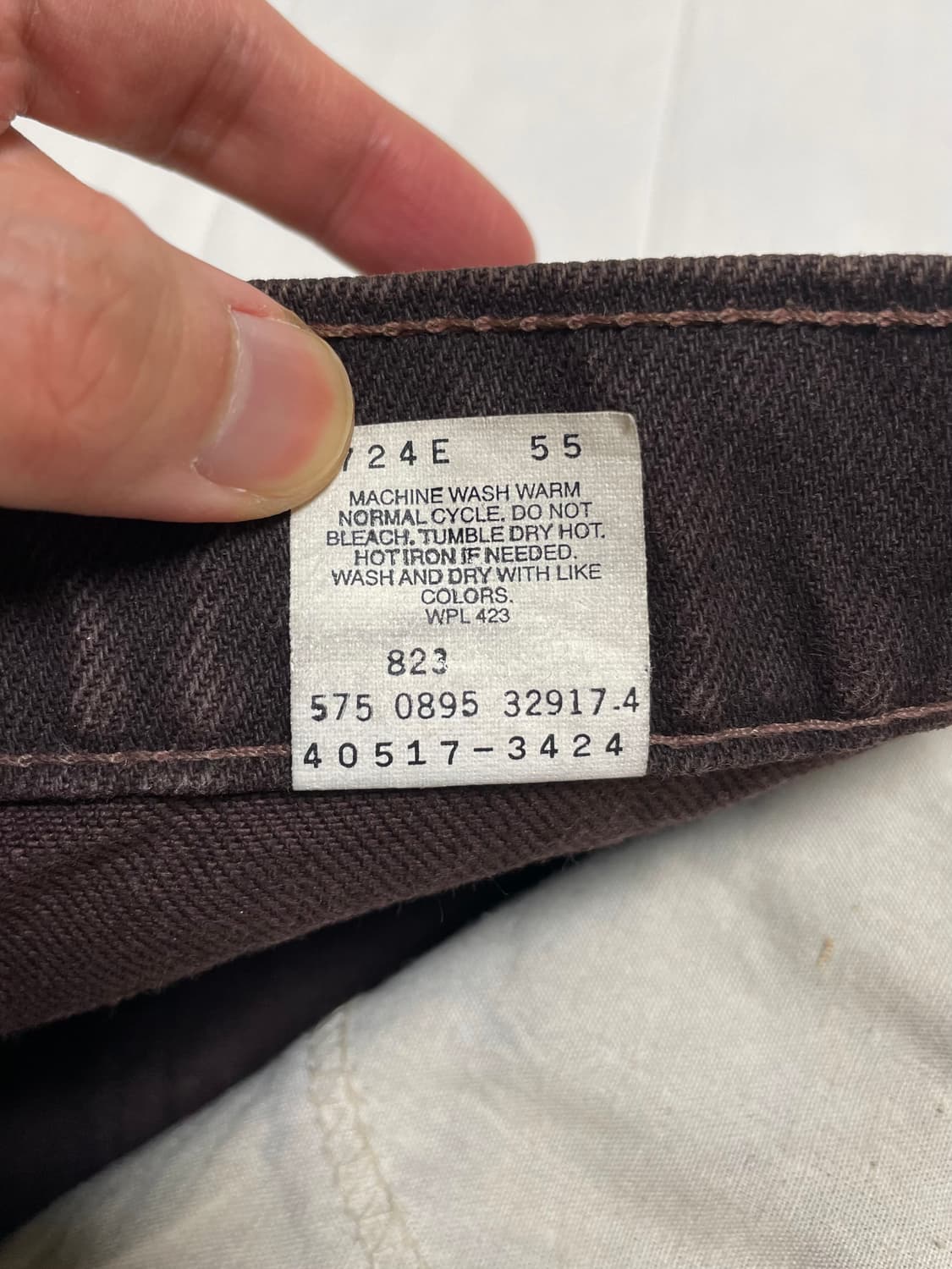 리바이스 90s 브라운 517 부츠컷 벨바텀 상품이미지4