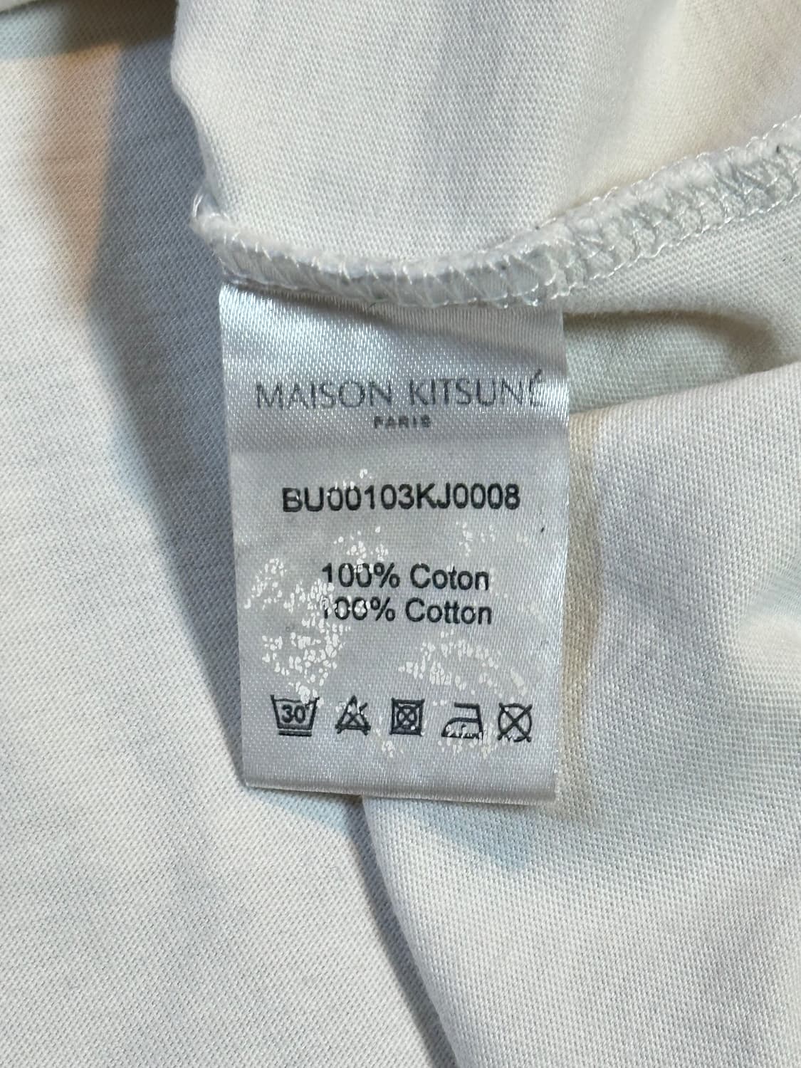 메종키츠네 MAISON KITSUNE 더블 폭스헤드 패치 반팔 티셔츠 상품이미지8