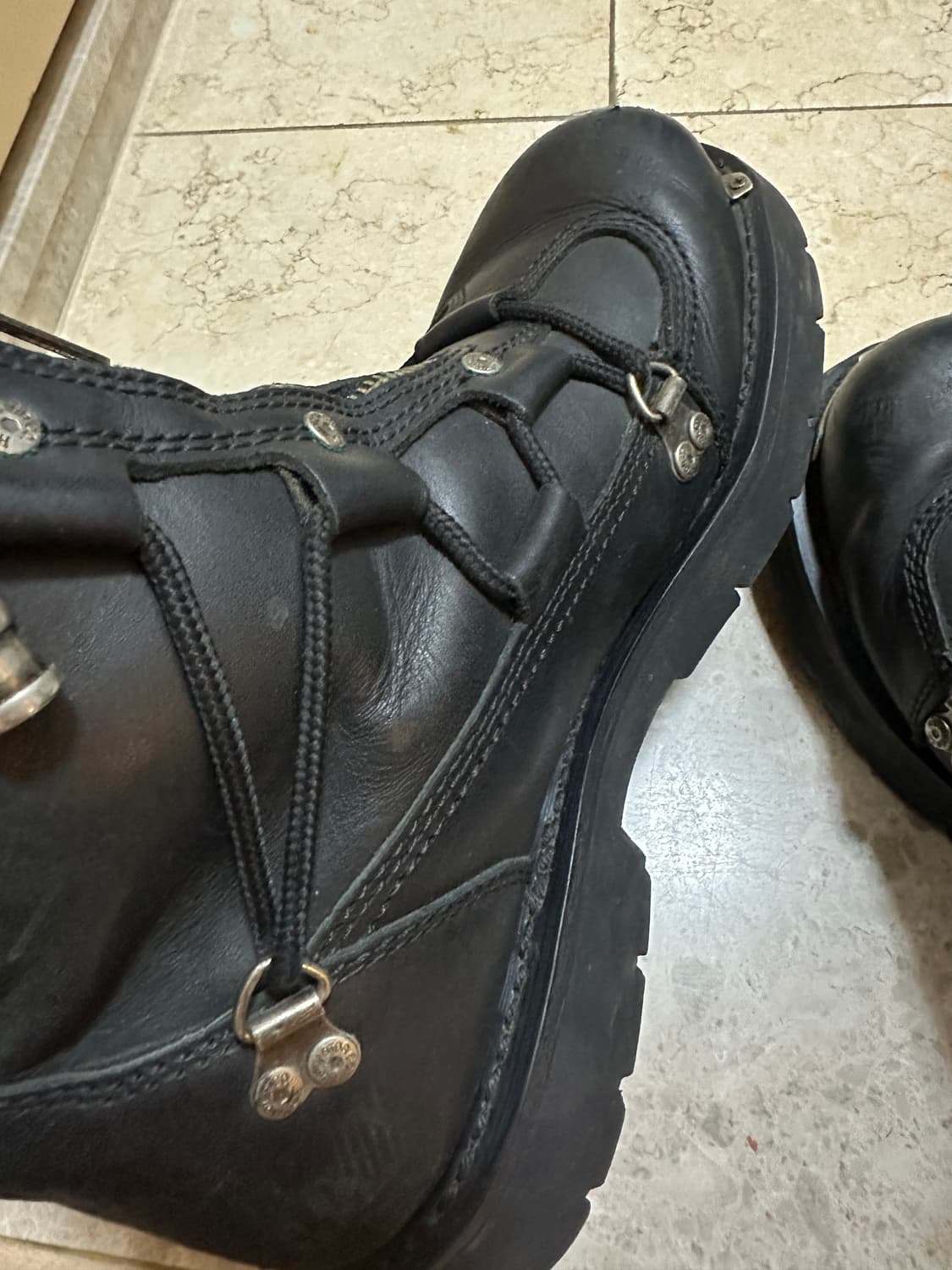 할리데이비슨 블랙 가죽 부츠 US 9.5 상품이미지8