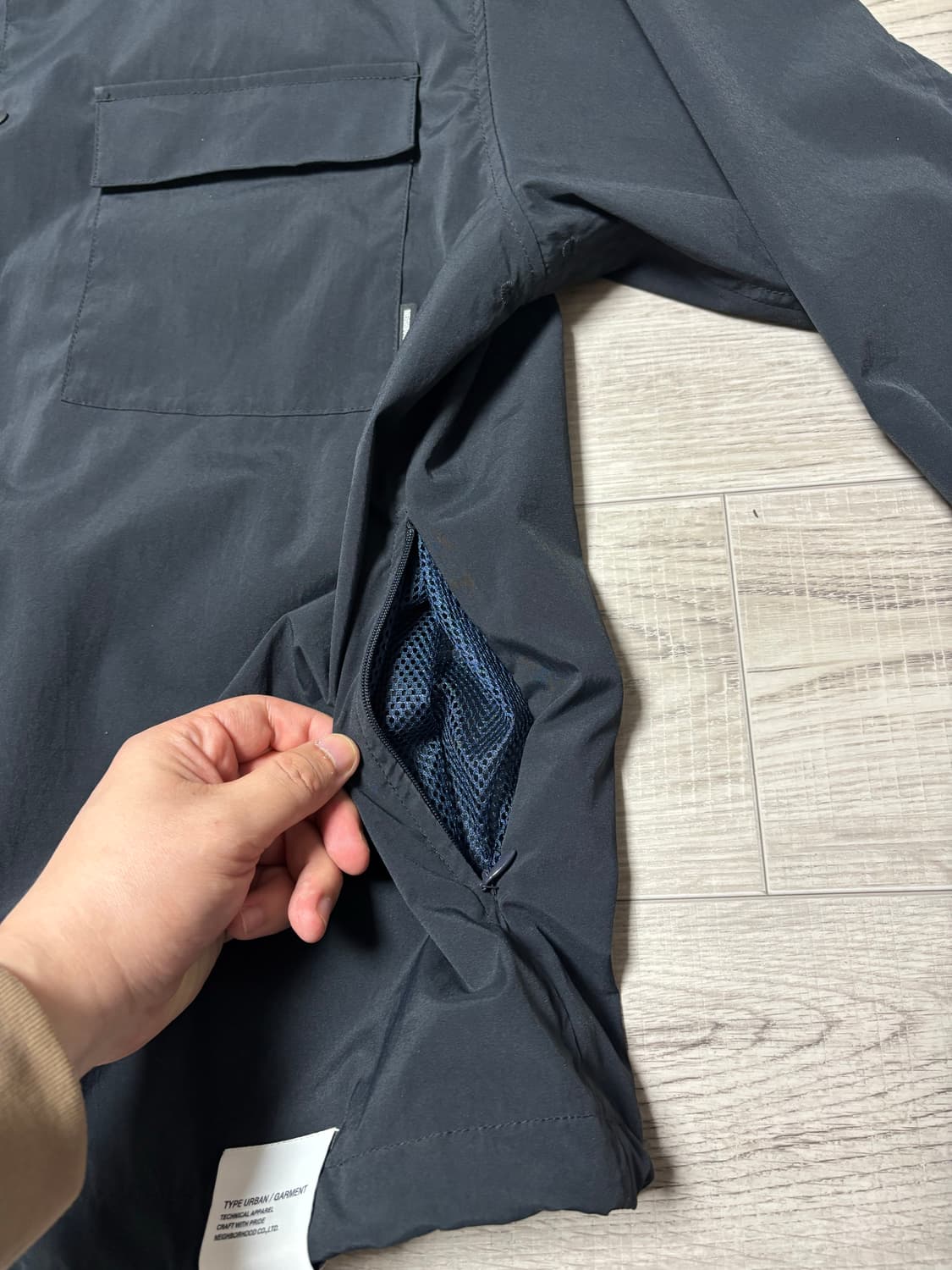 [M] 네이버후드 나일론 셔츠자켓 상품이미지6