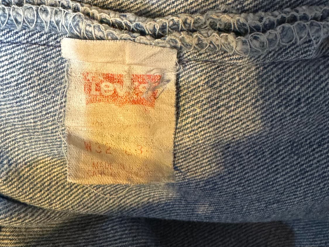90s usa 빈티지 리바이스 501 데님 32(30~31) (597) 상품이미지4