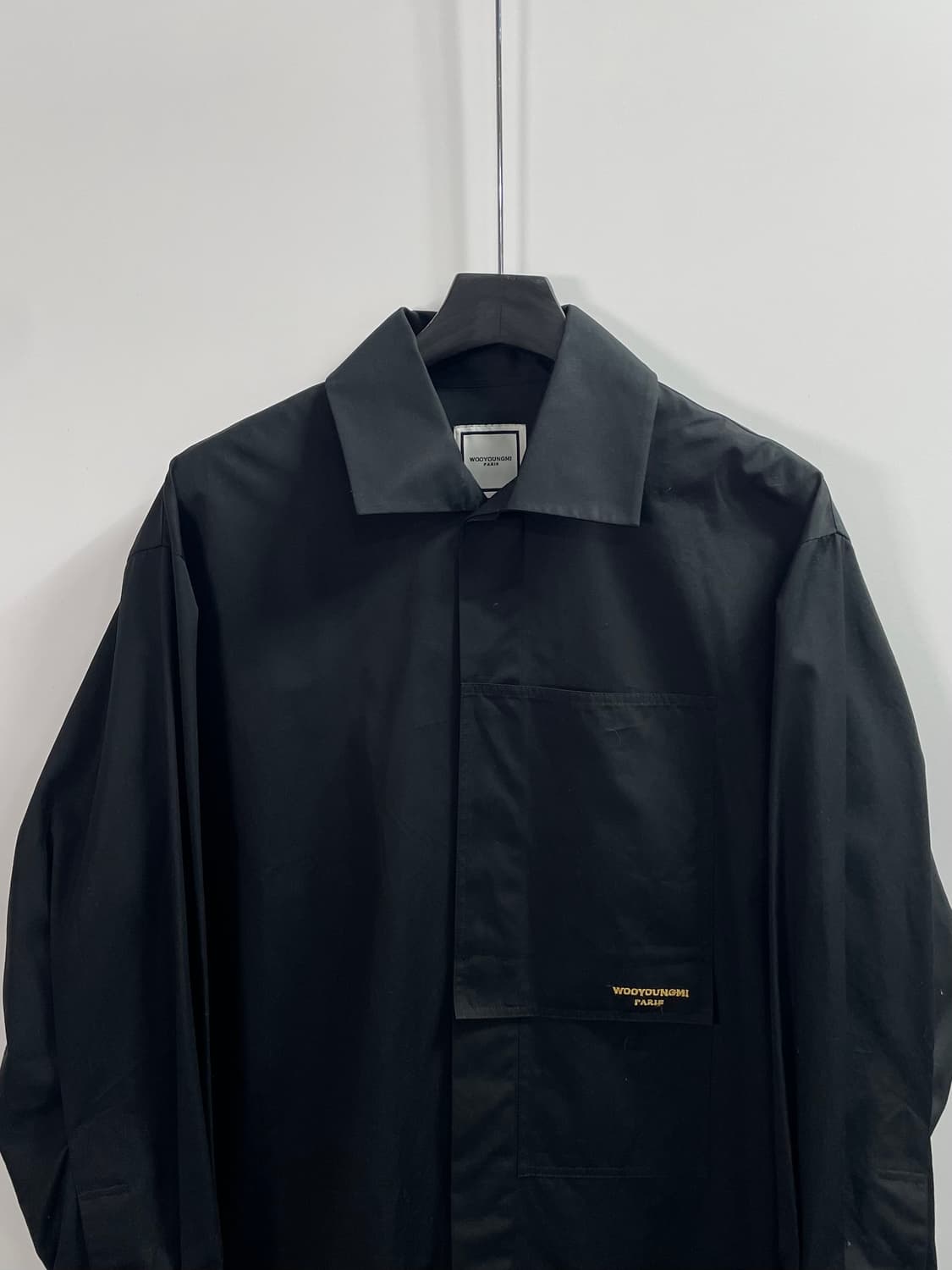 우영미 블랙 포켓 셔츠 (on.184)   상품이미지2